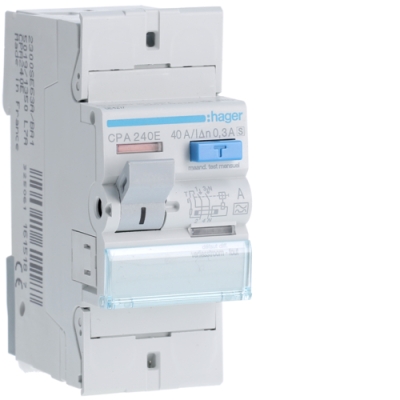 Interrupteurs differentiels Inter.diff.2p 40a 300ma S HAGER