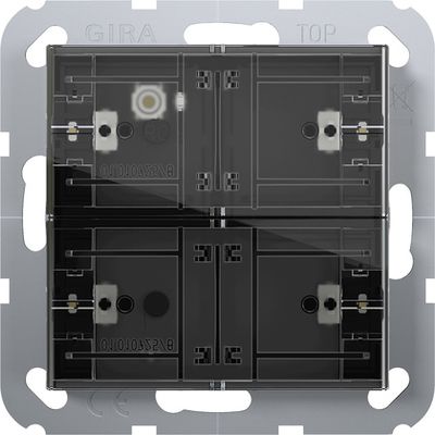 KNX Tasts. 4 Standard 2x KNX S55 GIRA