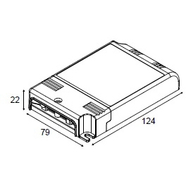 LED allimentations Gear LED 25-50W 350-1050mA MODULAR