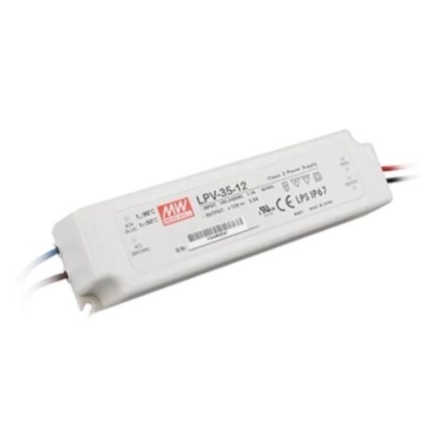 LED allimentations LED DRIVER 35W 12V Mean Well