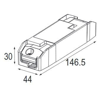 LED allimentations LED Gear 300-1050mA 16-36W dali MODULAR