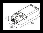 LED allimentations LED gear 500mA 5-10W L + Tre dim MODULAR