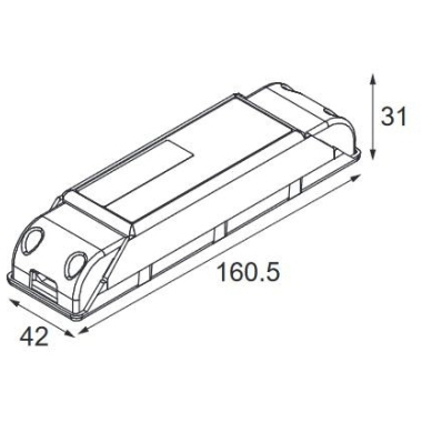 LED allimentations LED gear Deep Dim 500mA 20W dali MODULAR