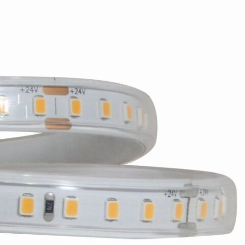 LED barettes Ruban led 128LED/m SMD2835 24V IP67 27K INTEGRATECH