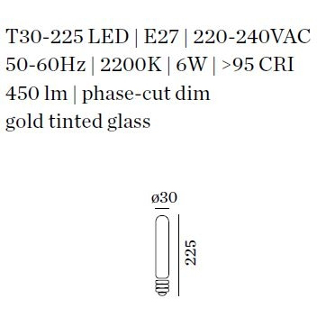 LED lampes retrofit LAMP T30-225 LED WEVER & DUCRE