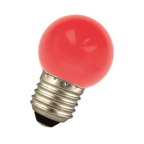 LED lampes retrofit LED Ball E27 G45 220-240V 1W Red BAILEY