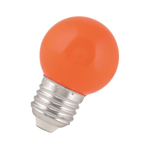 LED lampes retrofit LED Ball E27 G45 220-240V 1W orange BAILEY