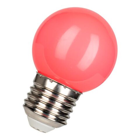 Halogène 230V LED Ball G45 E27 240V 1W Pink BAILEY