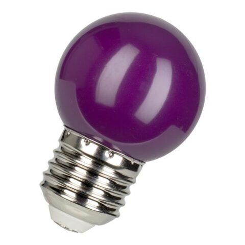 LED lampes retrofit LED Ball G45 E27 240V 1W Purple BAILEY