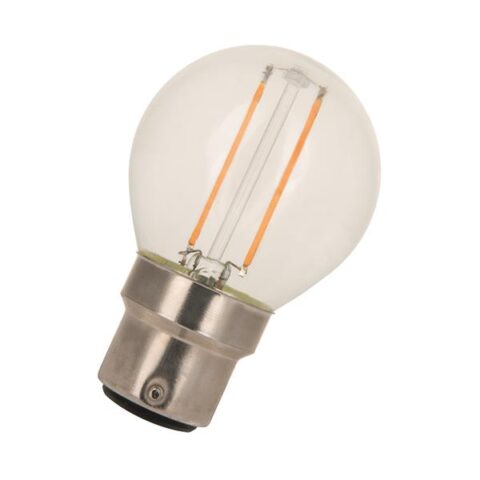 LED lampes retrofit LED Filament G45 B22d 240V 2W 2700K BAILEY