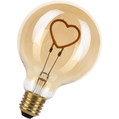 LED lampes retrofit LED Silhouette Heart G95 E27 2W 90lm 920 BAILEY