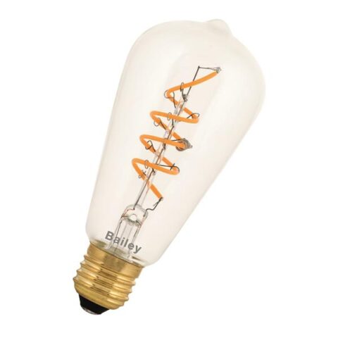 LED lampes retrofit SPIRALED Alva ST64 E27 3.2W 922 Clear BAILEY