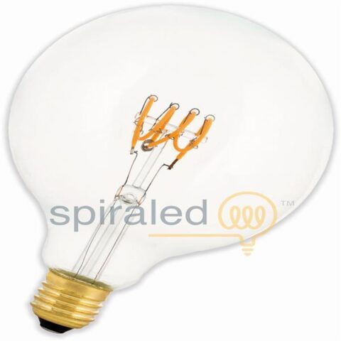 LED lampes retrofit Spiraled Leslie G125 E27 4W 2200K clair BAILEY