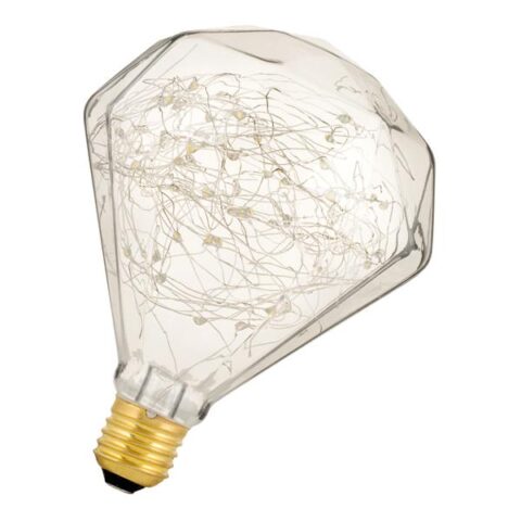 LED lampes retrofit Wireled Diamant E27 1.5W 2500K Clear BAILEY