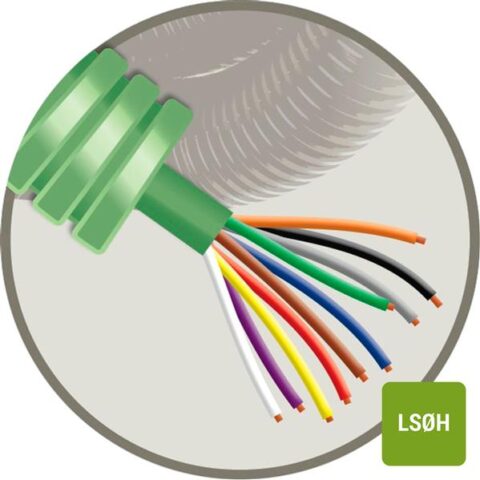 LSOH TUBE + LSOH CABLES DIV. GREEN FLEX 16 + SGG 10X0