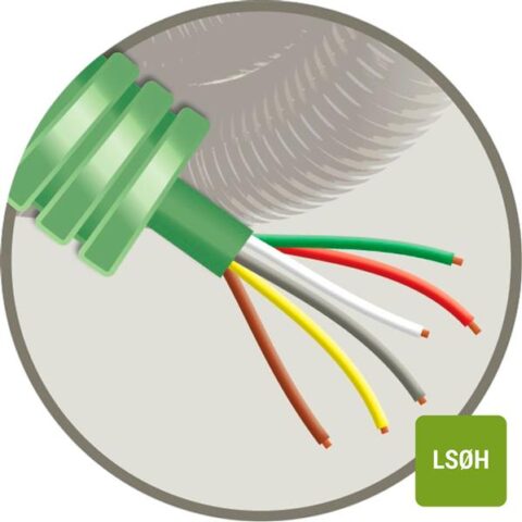 LSOH TUBE + LSOH CABLES DIV. GREEN FLEX 16 + SGG 6X0