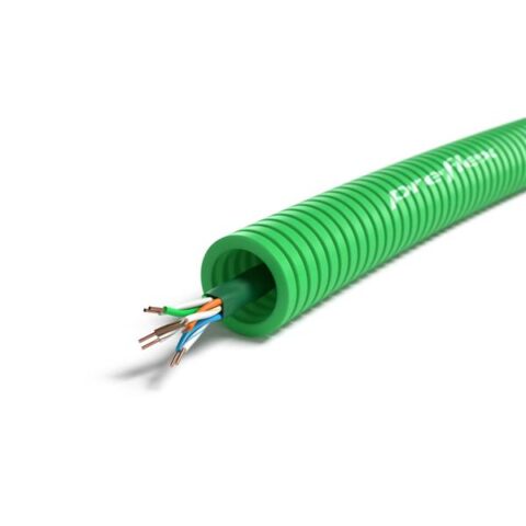 LSOH TUBE + LSOH CABLES DIV. PREFLEX 16 LS0H + U/UTP CAT6 PREFLEX SAFE