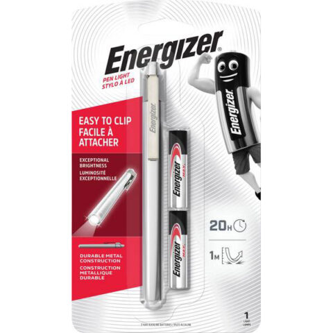 Lampes de poche 1 Toorts Penlite LED + 2 x AAA Energizer