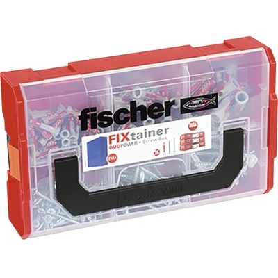 Mat. de fixation FISCHER FIXTAINER DUOPOWER + SCHROEF FISCHER COBEMABEL