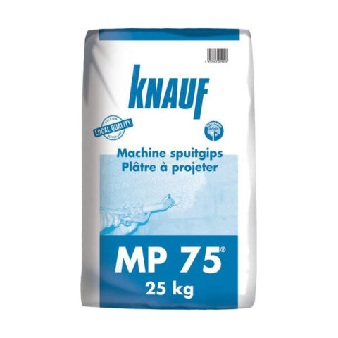 Matériaux de Construction MP 75 Plâtre à projeter 25kg Knauf