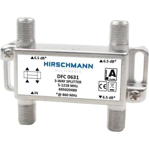 Materiel TV distribution DFC 0631 Répartiteur 3 voies HIRSCHMANN