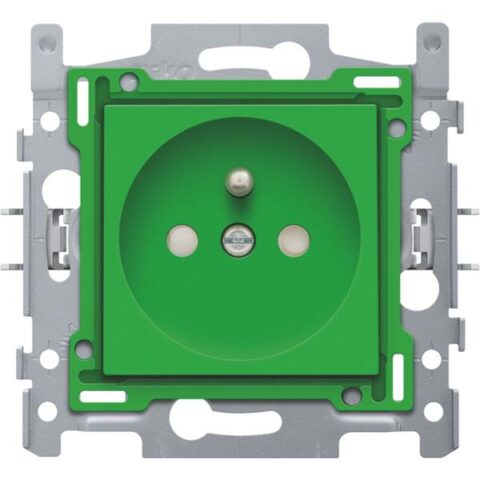 Matériel à encastrer PRISE 2P+T VERT NIKO