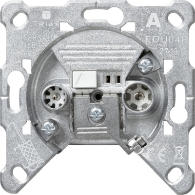 Matériel à encastrer Prise d'antenne EDU 04F Module GIRA