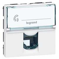 Mosaic Mos prise RJ11 4 contacts LEGRAND