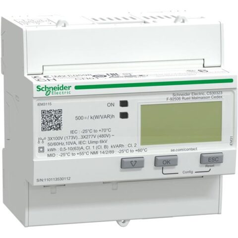 N/A IEM3115 COMPTEUR KWH 3P 63A MULTI MID Schneider Distribution