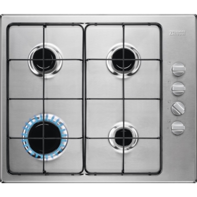 N/A Taque à gaz 4 brûleurs 60cm inox ZANUSSI