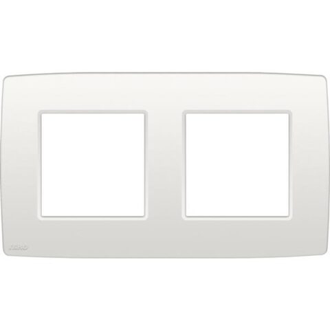 Original NIKO PLAQUE DOUBLE 71mm BLANC NIKO