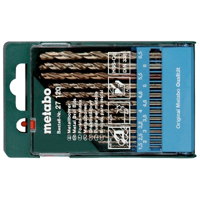 Outillage electr.+ accessoires Coffret de forets HSS-Co 13 pièces METABO