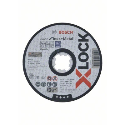 Outillage electr.+ accessoires X-LOCK Expert for Inox+Metal 125mm Bosch Professional