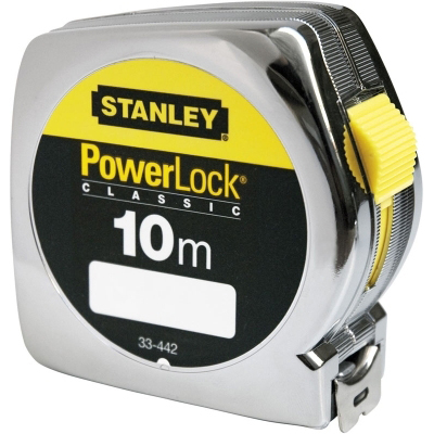 Outillage n0n-electrique Mètre Ruban Powerlock 10m - 25mm STANLEY