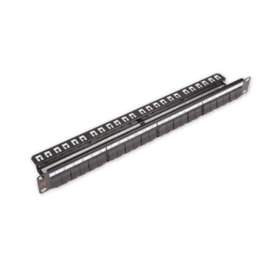 Panneaux de brassage en cuivre LANMARK PATCH PANEL 24 SNAP-IN BLACK Aginode Belgiym