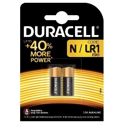 Piles DURACELL SPECIALTY ALKALINE N (x2) DURACELL
