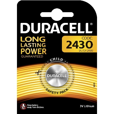 Piles DURACELL SPECIALTY LITHIUM 2430 (x1) DURACELL
