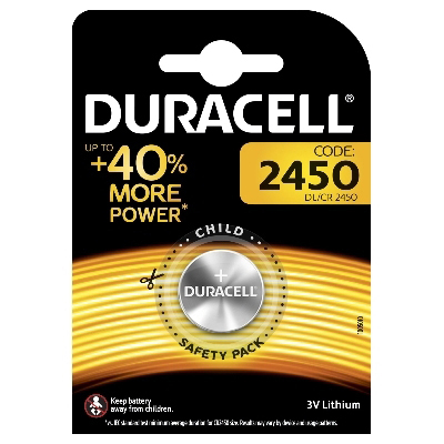 Piles DURACELL SPECIALTY LITHIUM 2450 (x1) DURACELL