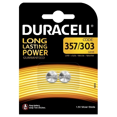 Piles DURACELL SPECIALTY SILVER 303/357 (x2) DURACELL