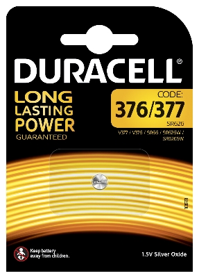 Piles DURACELL SPECIALTY SILVER 377 (x1) DURACELL