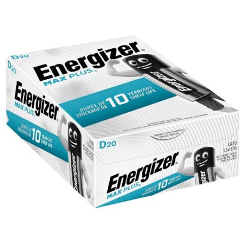 Piles ENERGIZER MAX PLUS LR20 D BP20 Energizer