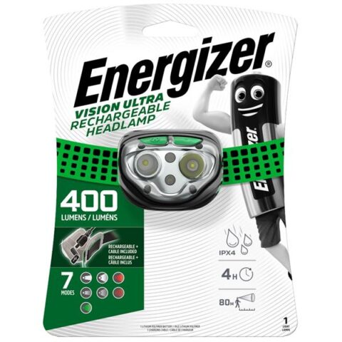 Piles Lampe frontale Vision Ultra HD recharge Energizer