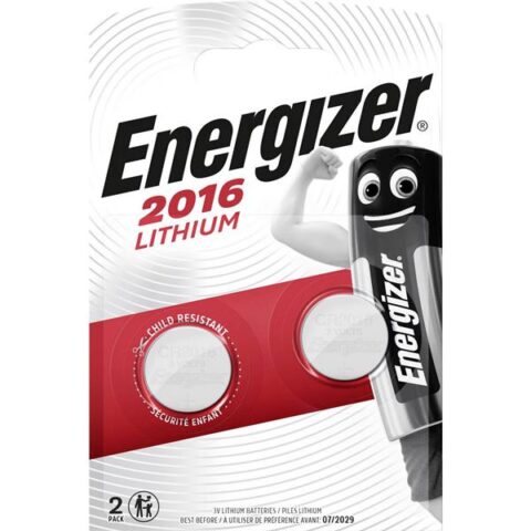 Piles Pile Lithium 3V CR2016 (bl 2) Energizer