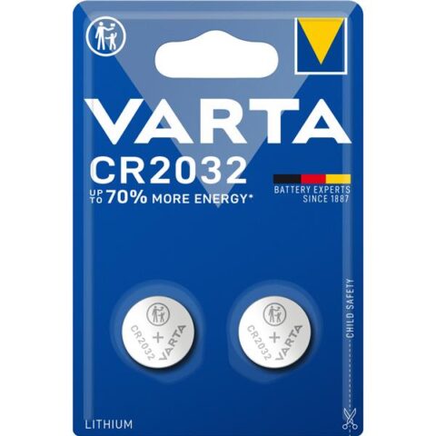 Piles Pile bouton LITHIUM CR2032 3V (2) VARTA