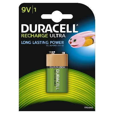 Piles rechargeables DURACELL RECHARGE ULTRA 9V (x1) DURACELL