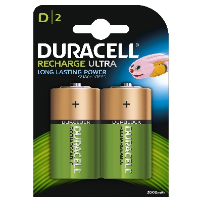 Piles rechargeables DURACELL RECHARGE ULTRA D (x2) DURACELL