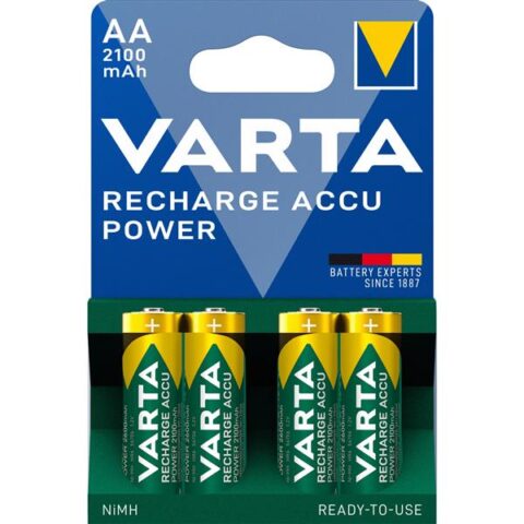 Piles rechargeables Pile RECH.ACCU POWER AA 2100mAh (4) VARTA