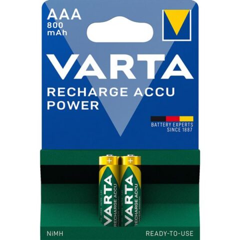 Piles rechargeables Pile RECH.ACCU POWER AAA 800mAh (2) VARTA