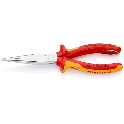 Pinces + accessoires Pince à bec cigogne Antichute VDE 200mm KNIPEX