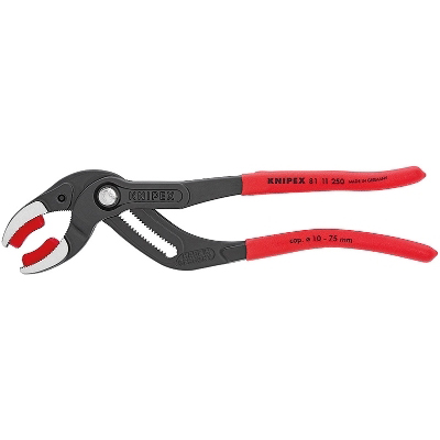 Pinces + accessoires Pince siphons/connecteurs Ø 10-75mm KNIPEX